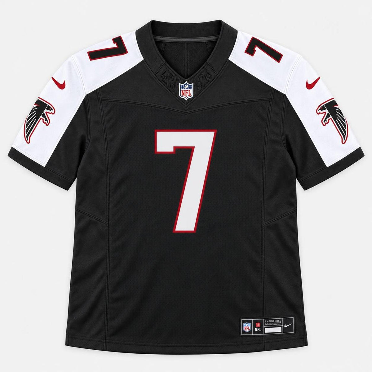 Robinson 7 Black And Red Football Jersey - 1