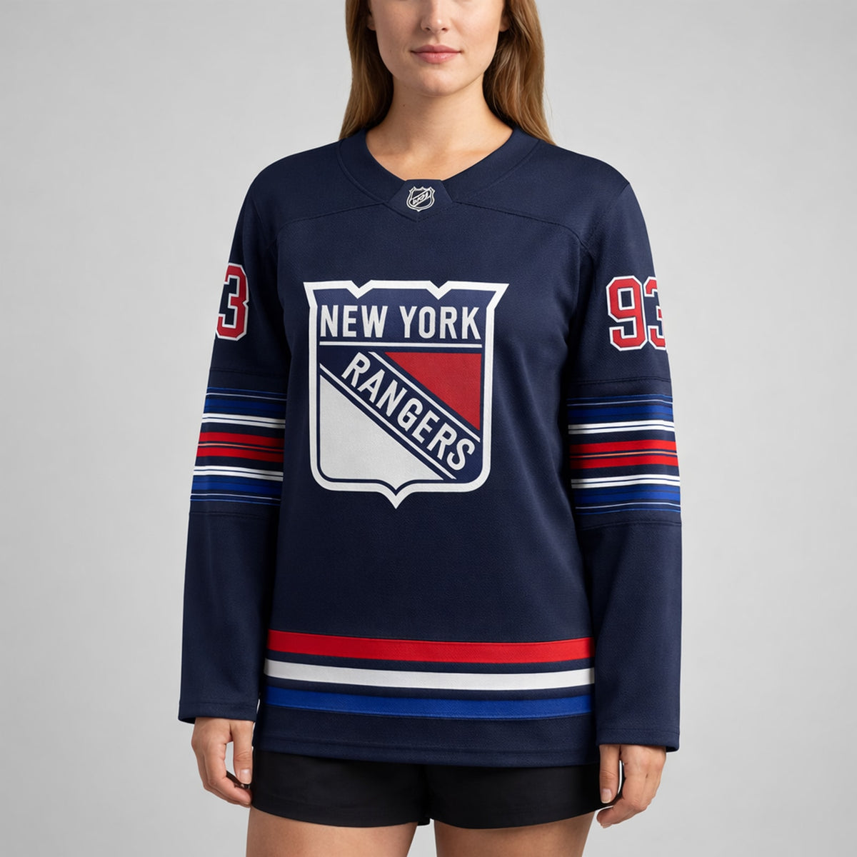 Zibanejad 93 New York Rangers Hockey Jersey - 4