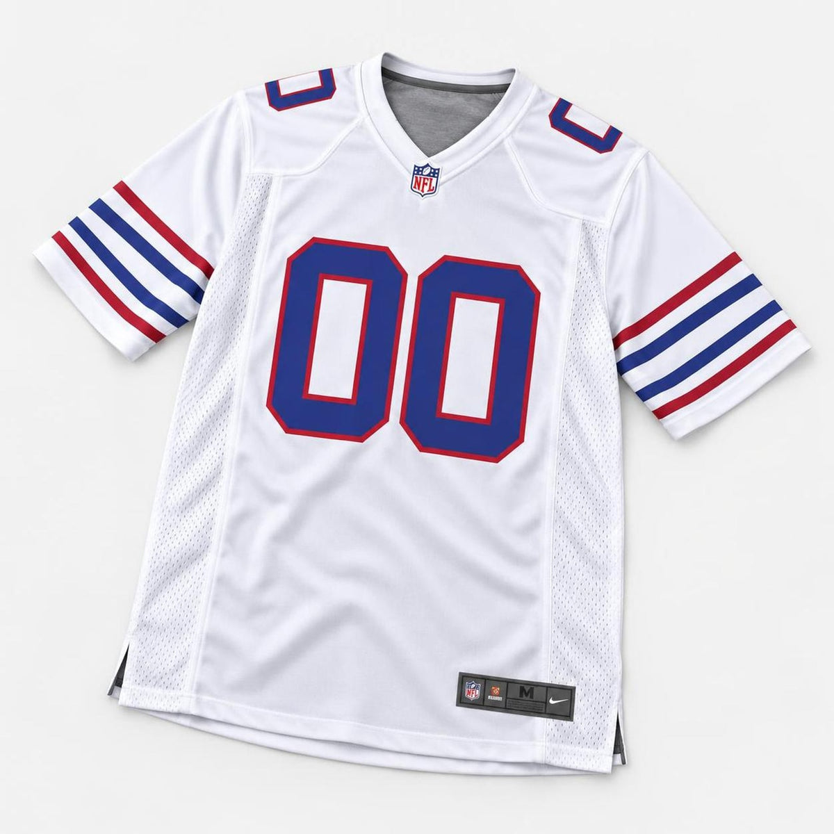 White Gridiron Football Jersey - Custom Name and Number - 3