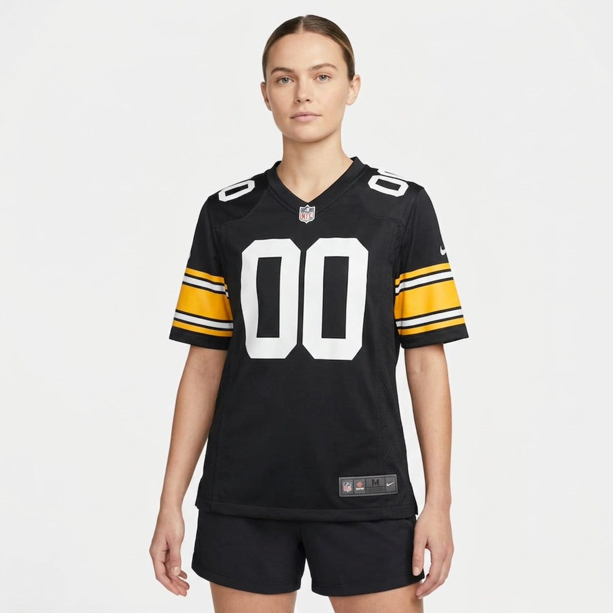 Black Yellow Football Jersey – Custom Name and Number - 5