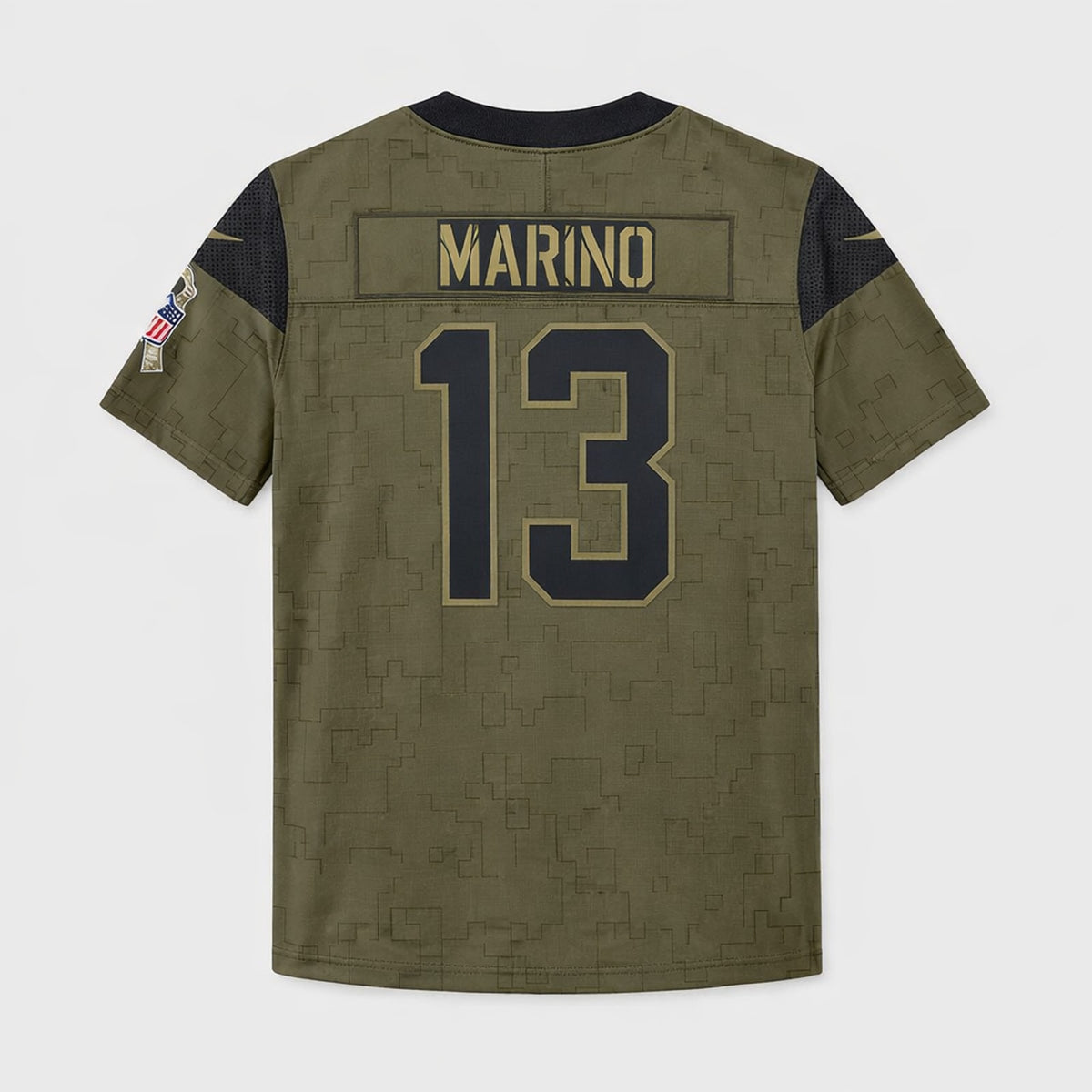 Marino 13 Dolphins Salute To Service Football Jersey - 2