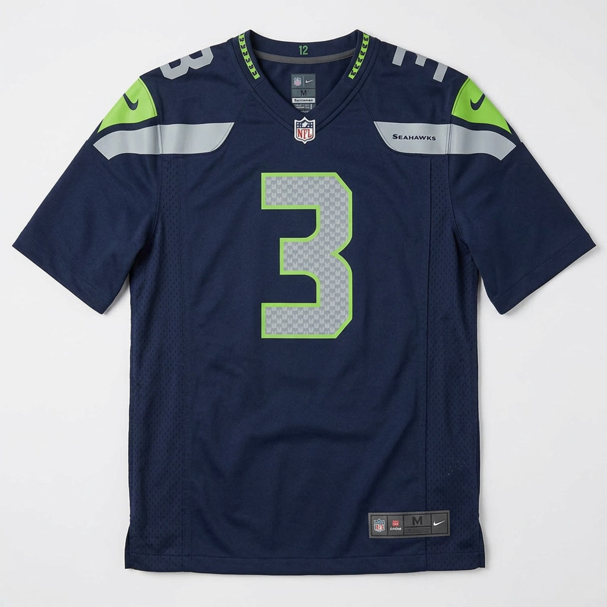 Wilson 3 Seattle Football Jersey - 1