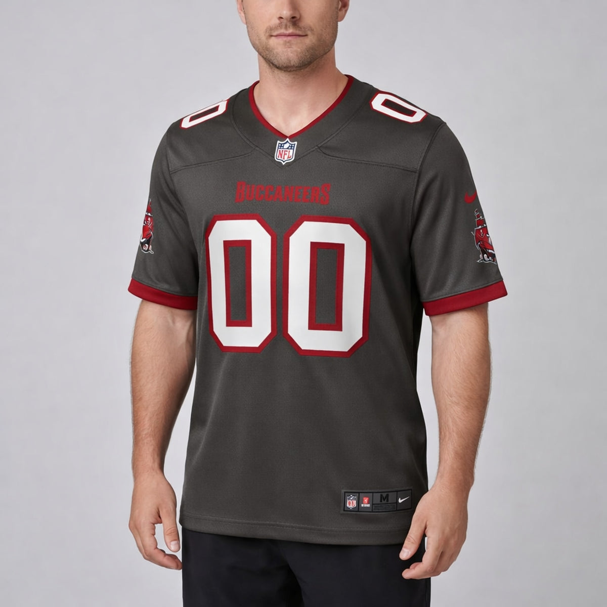 Pewter Tampa Bay Football Jersey – Custom Name and Number - 4