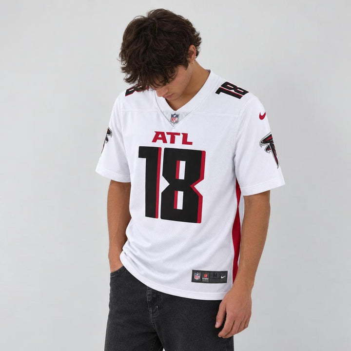 Ridley 18 Atl White Football Jersey