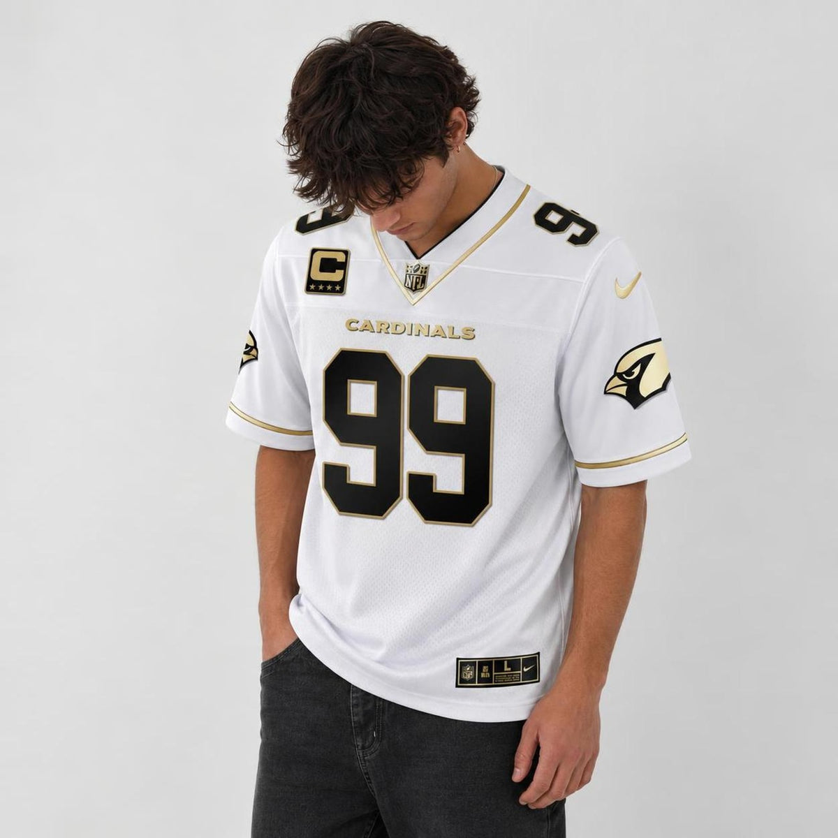 Watt 99 Cardinals Football Jersey - 4
