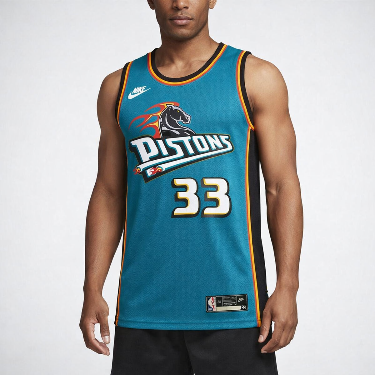 Hill 33 Pistons Basketball Jersey - 4
