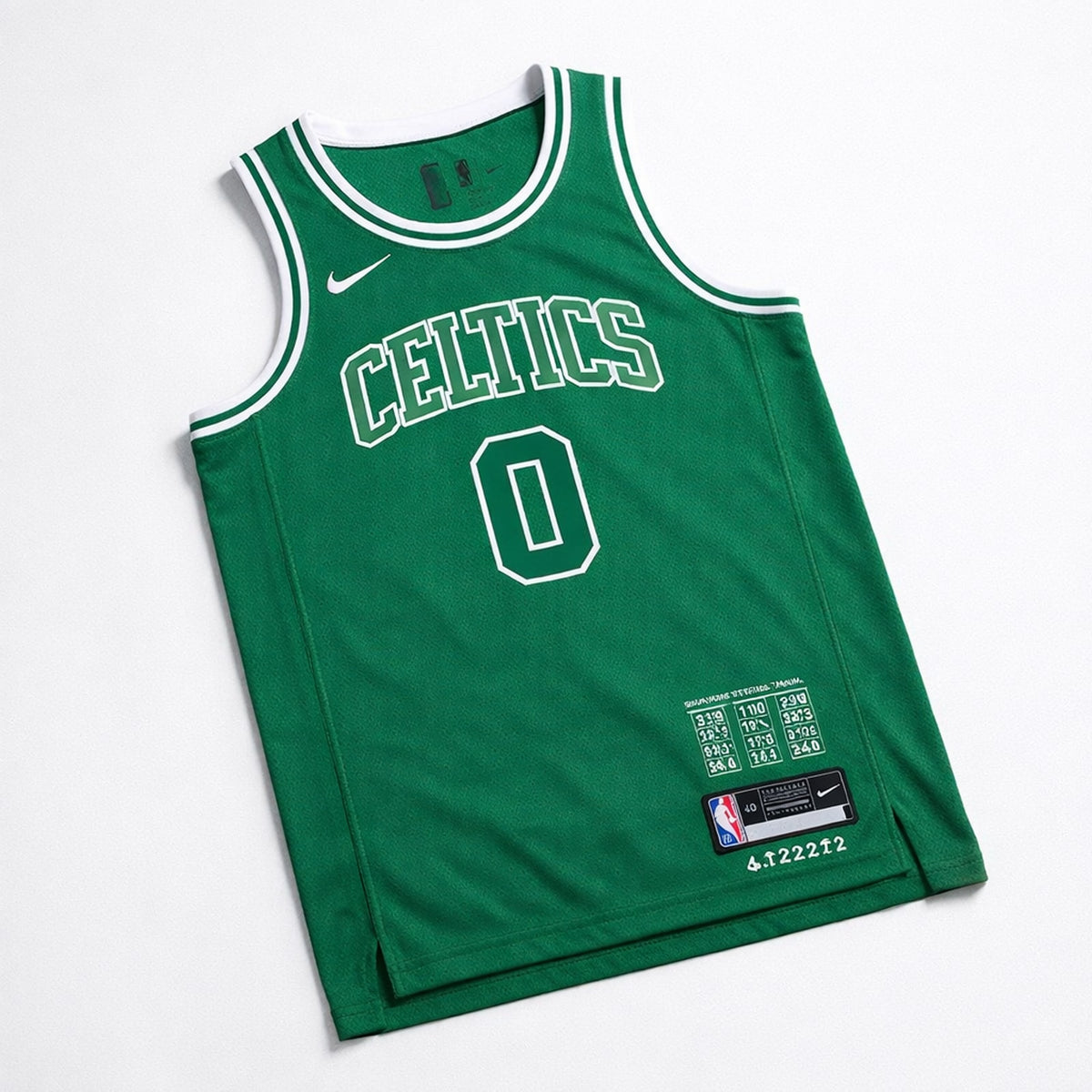 Tatum 0 Celtics Green Basketball Jersey - 3