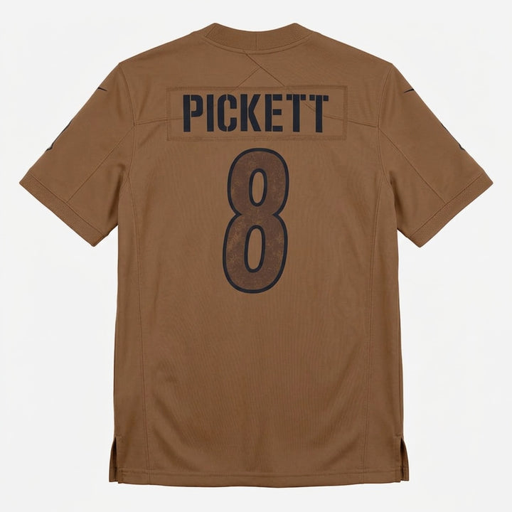 Pickett 8 Pittsburgh Football Jersey Brown