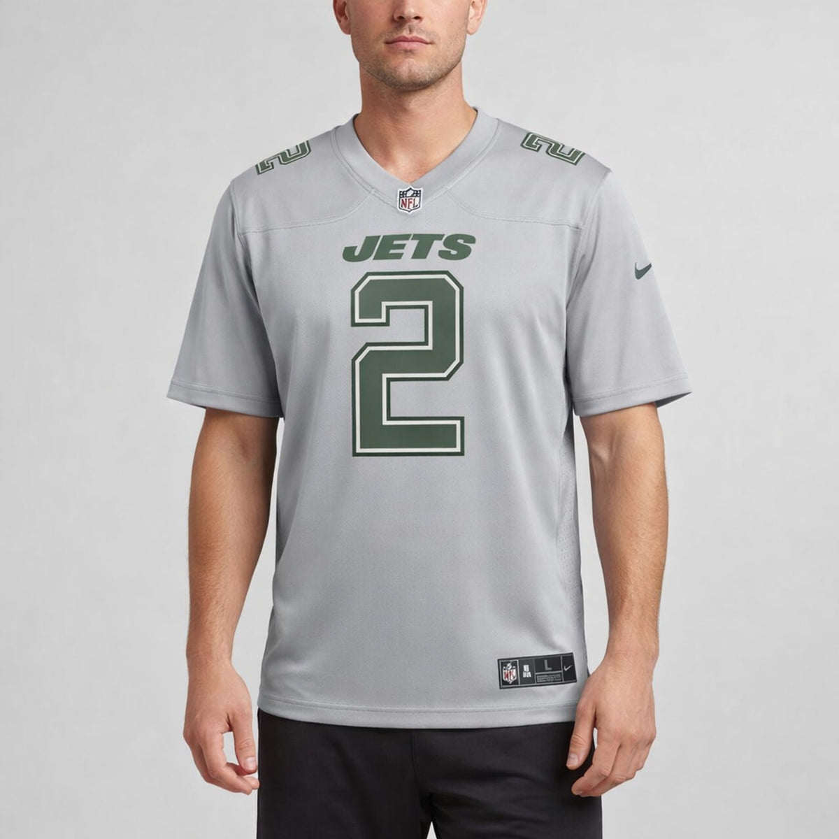Wilson 2 New York Football Jersey Gray - 4