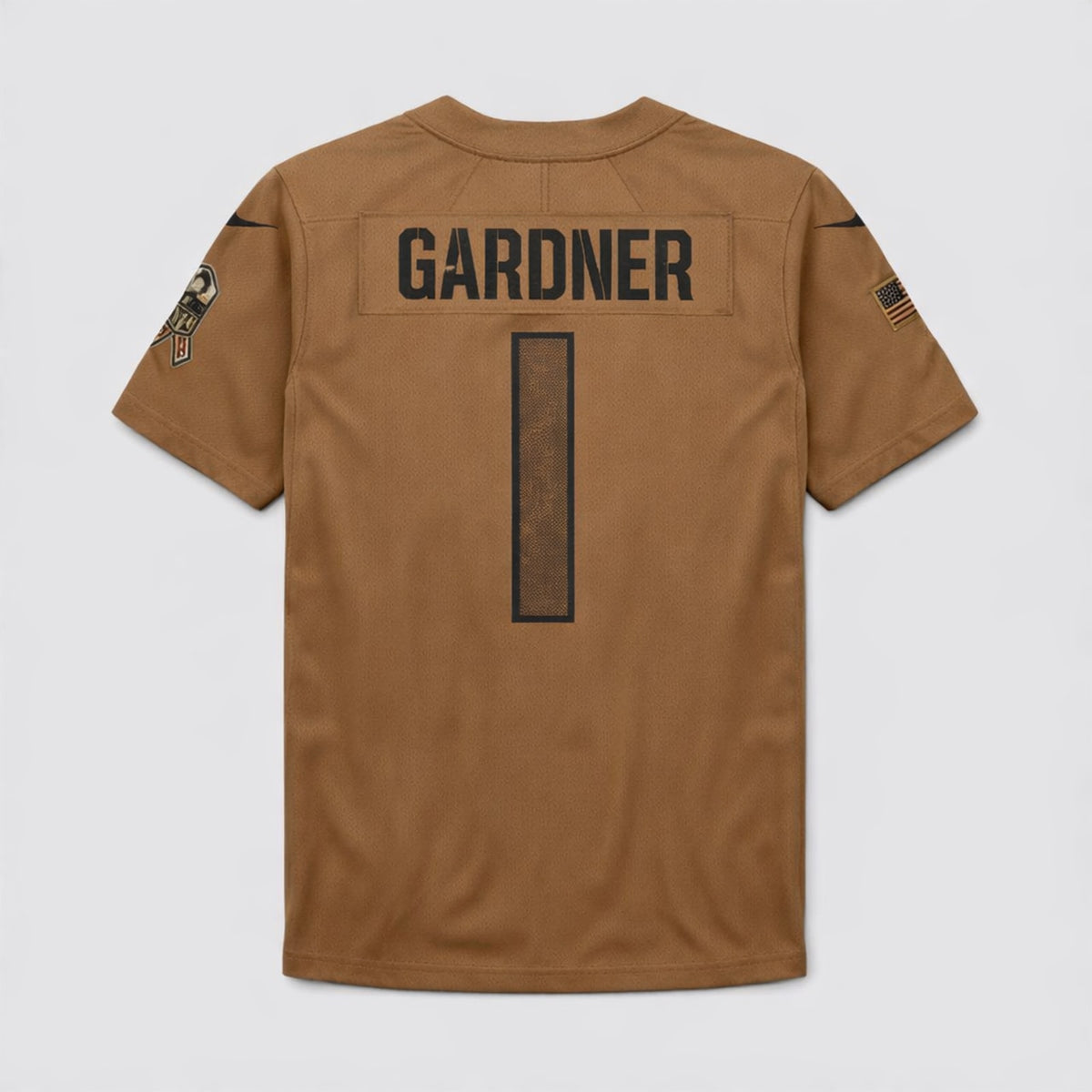 Gardner 1 New York Football Jersey Brown - 2