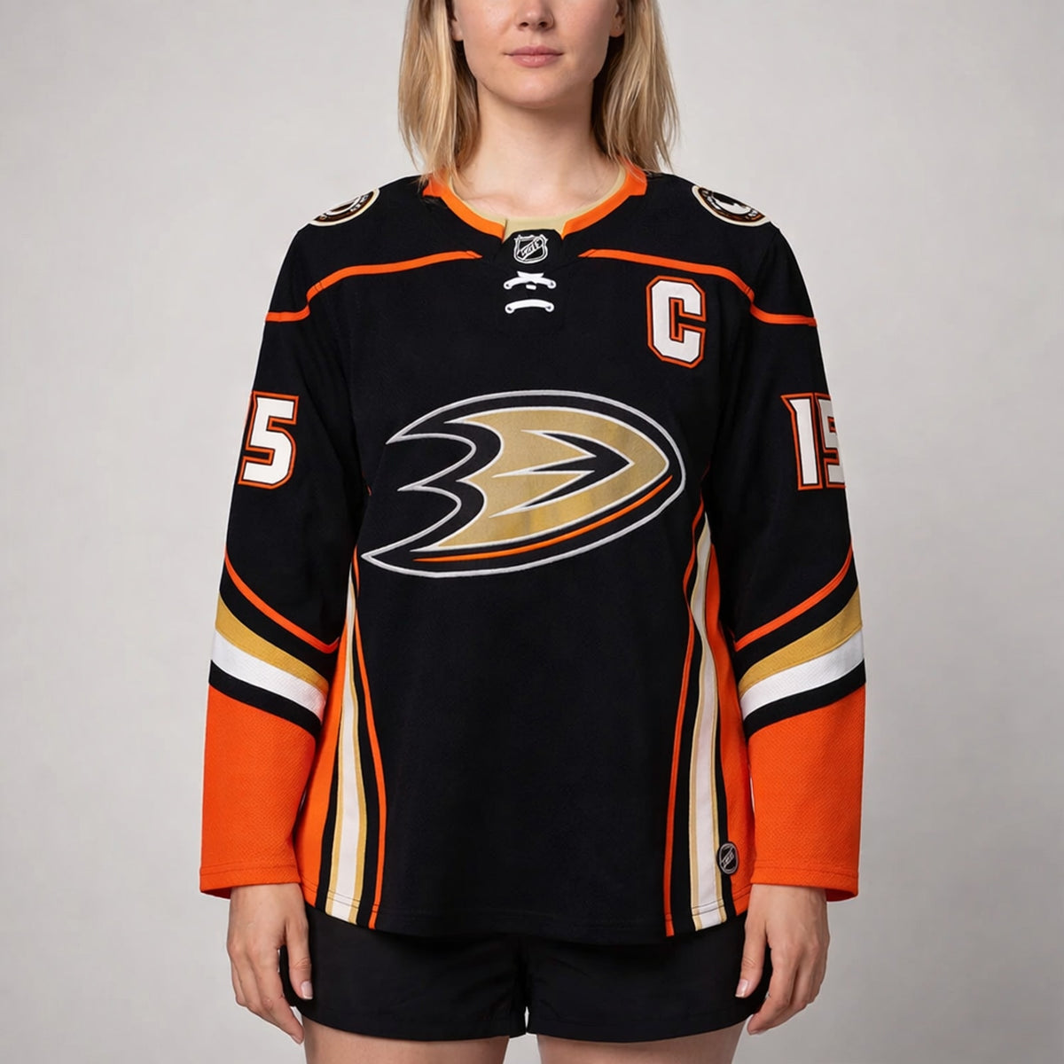 Getzlaf 15 Anaheim Ducks Black Hockey Jersey - 5