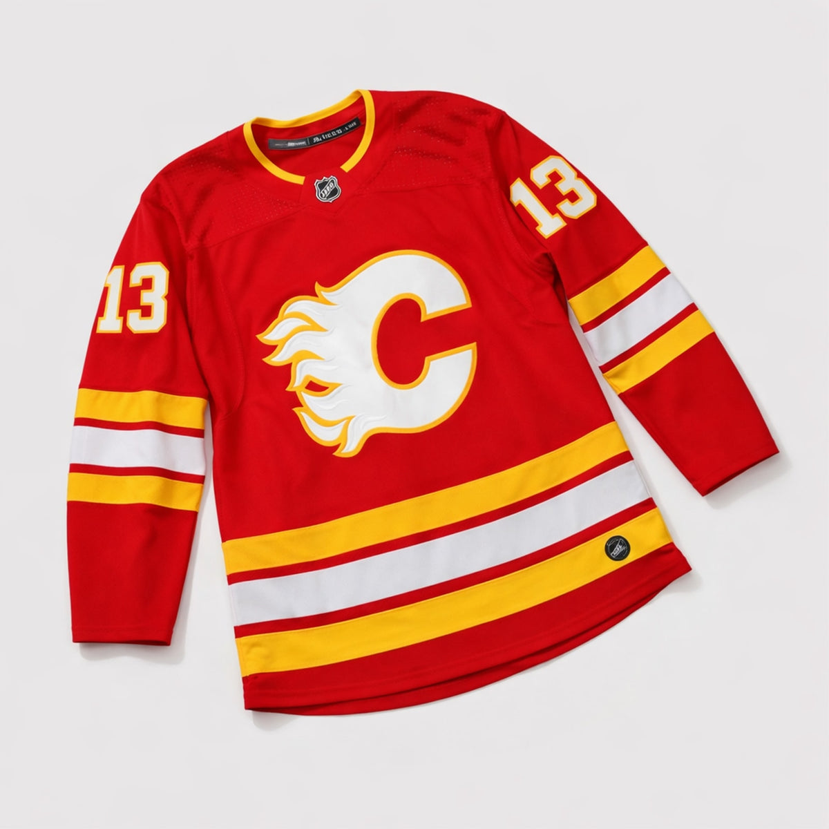 Gaudreau 13 Calgary Flames Red Hockey Jersey - 3