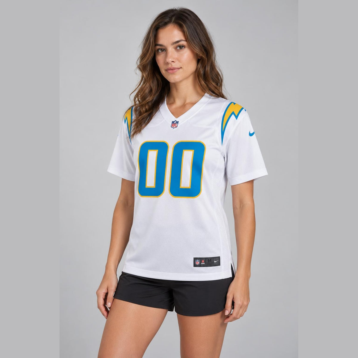 White Bolt Football Jersey – Custom Name and Number - 5
