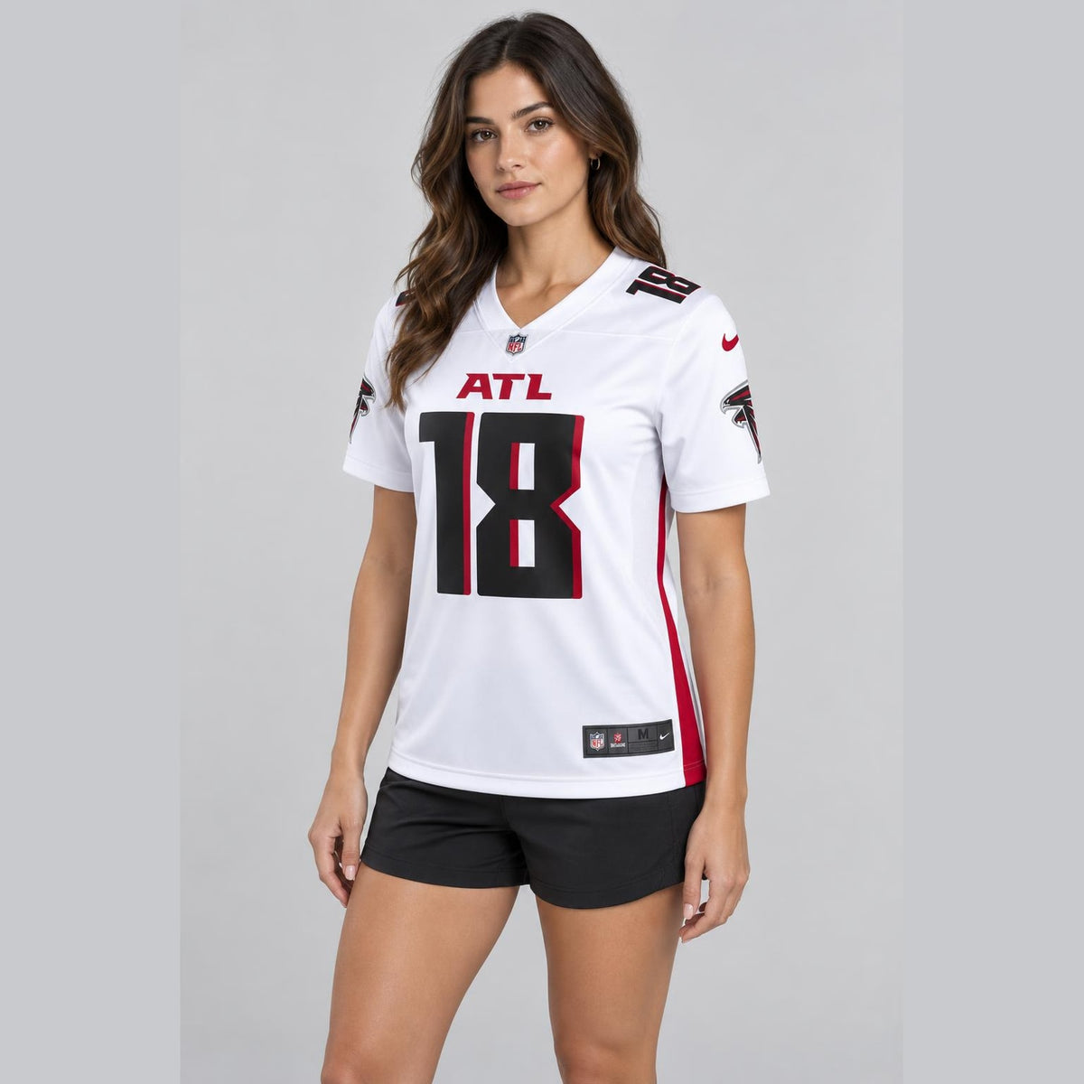 Ridley 18 Atl White Football Jersey - 4