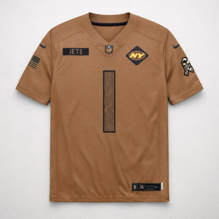Gardner 1 New York Football Jersey Brown