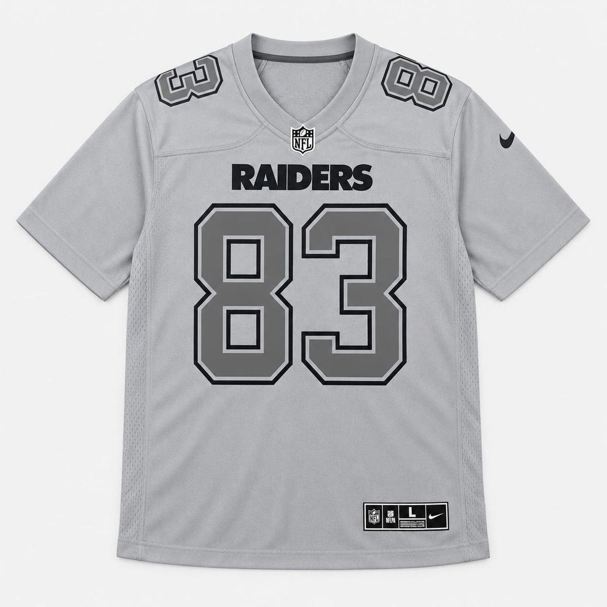 Waller 83 Raiders Football Jersey Gray - 1