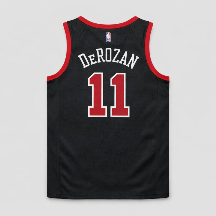 DeRozan 11 Chicago Black Basketball Jersey