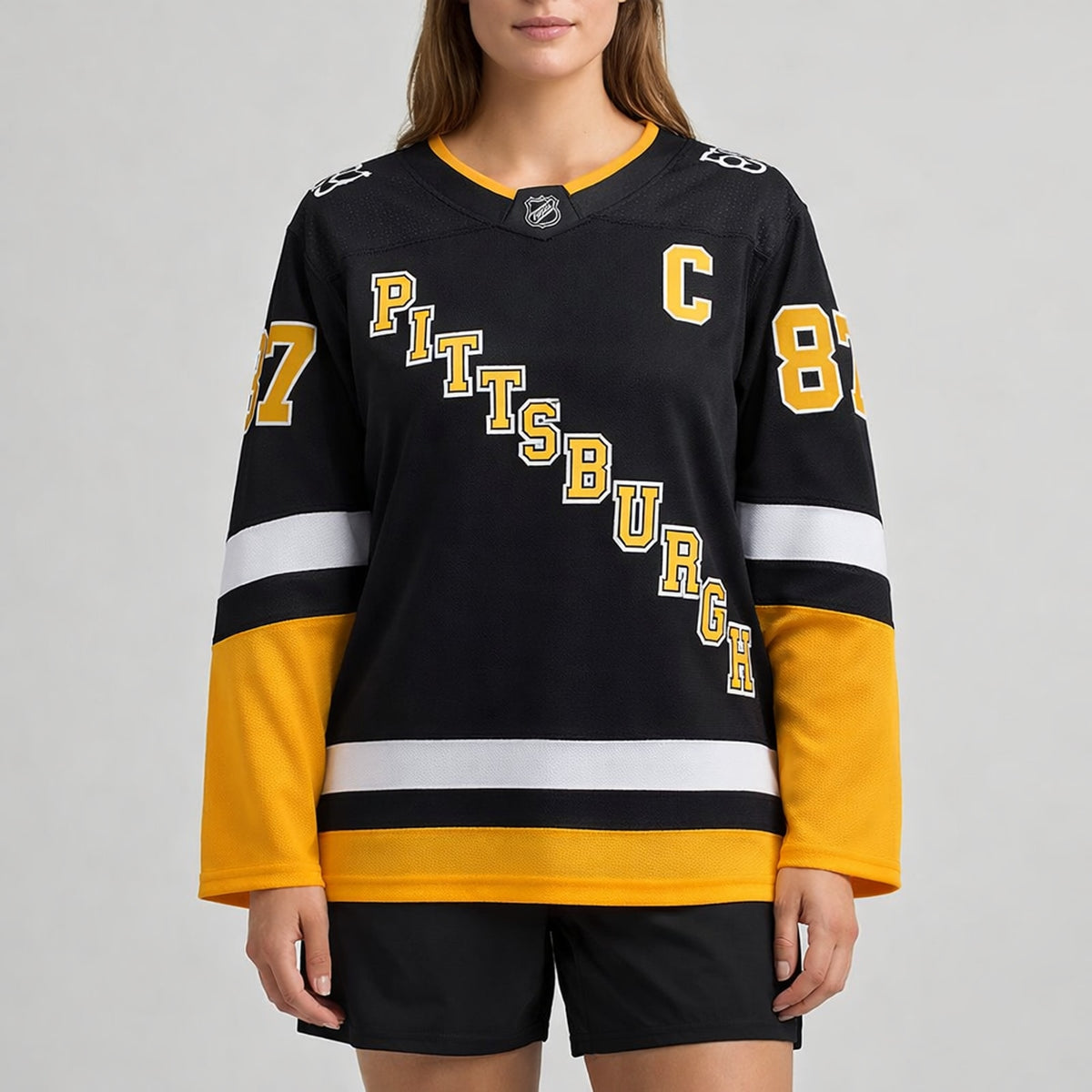 Crosby 87 Pittsburgh Hockey Jersey - 5