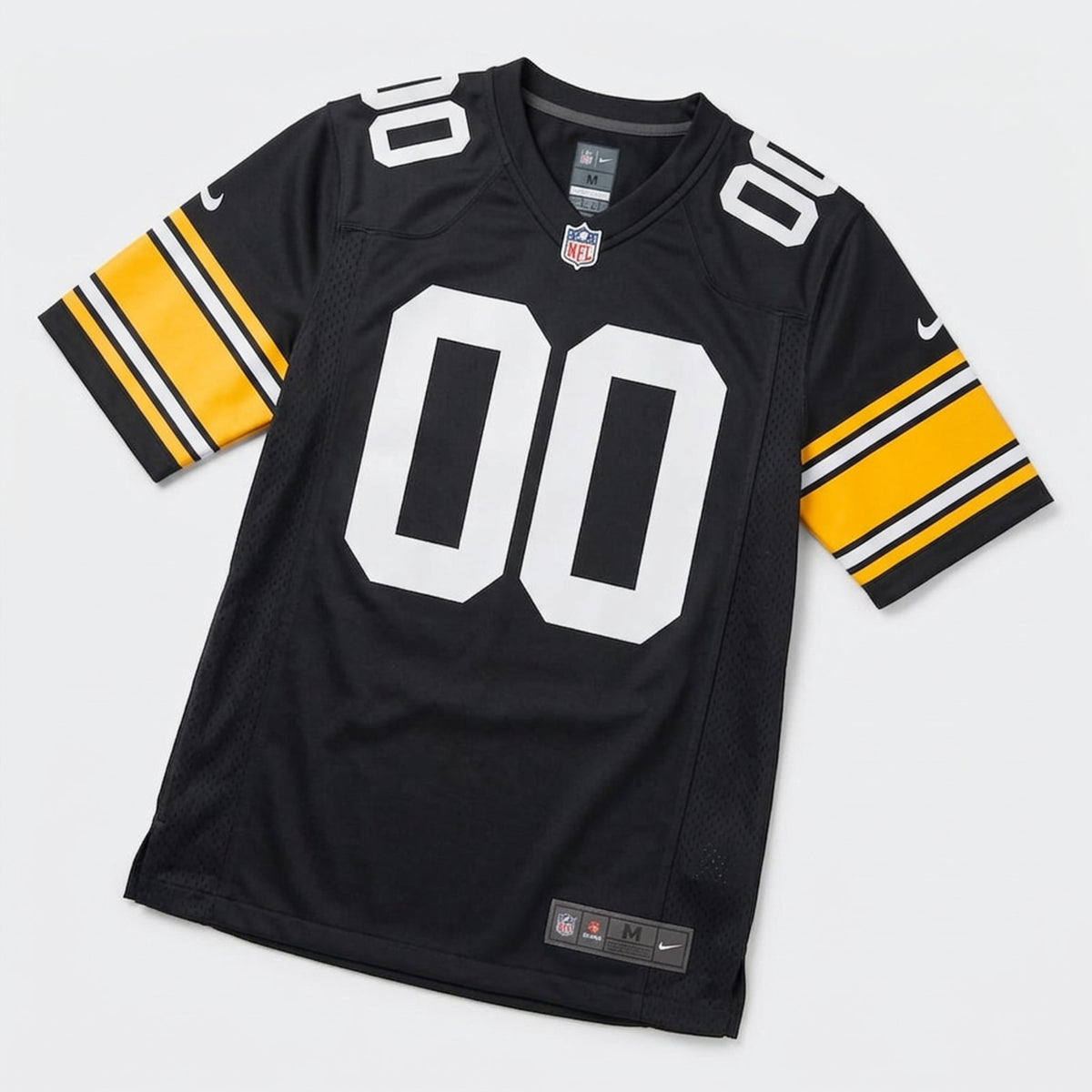 Black Yellow Football Jersey – Custom Name and Number - 3