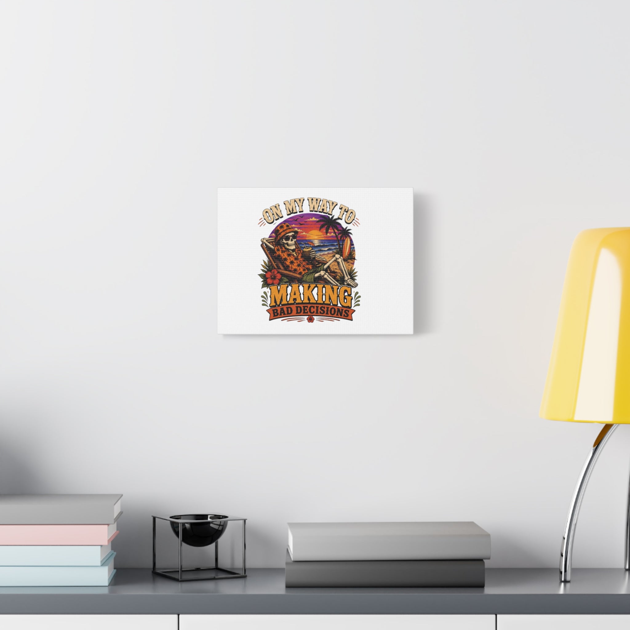 Canvas print showing a same sun-bleached skeleton scene, view 7