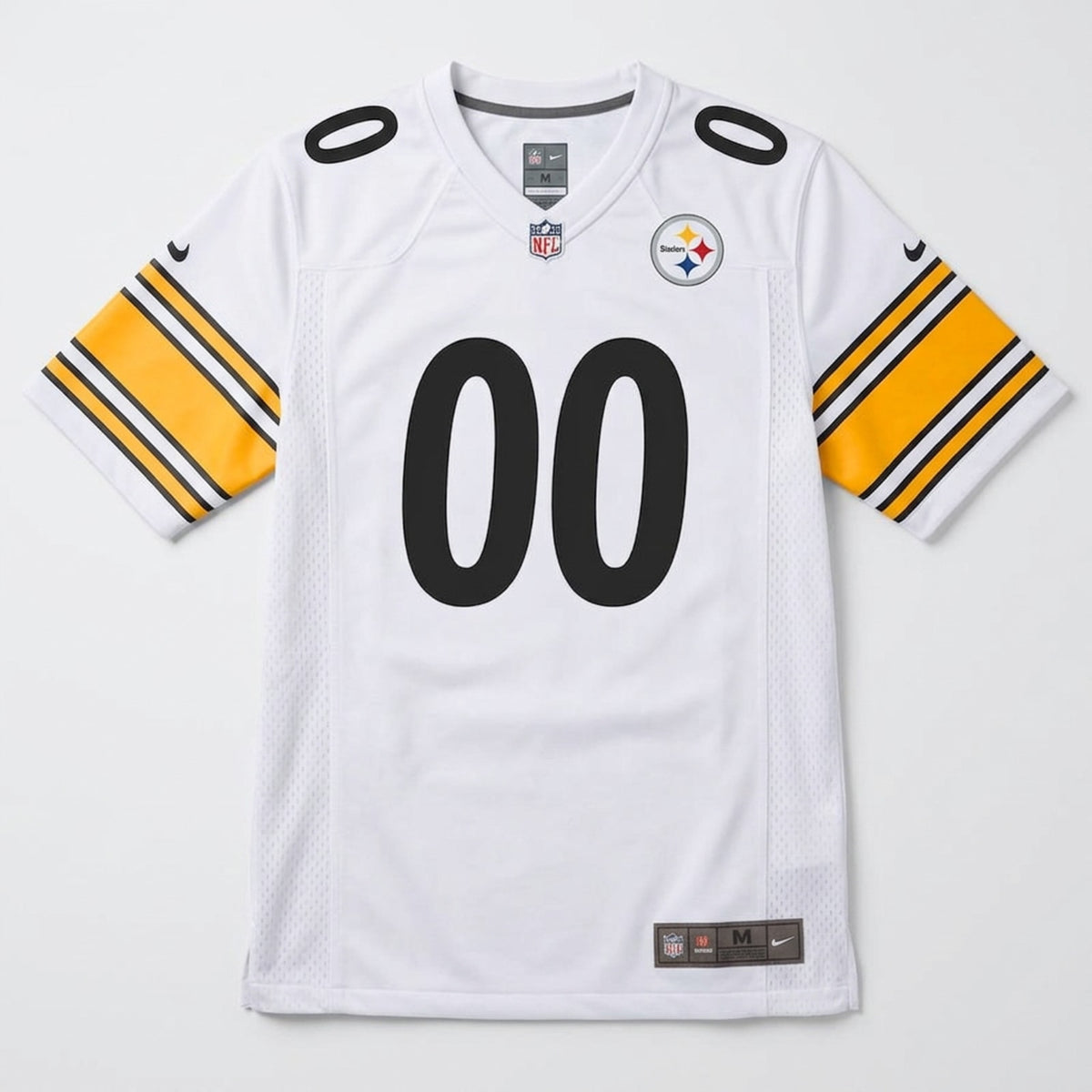 White Gold Football Jersey Custom Name and Number - 1