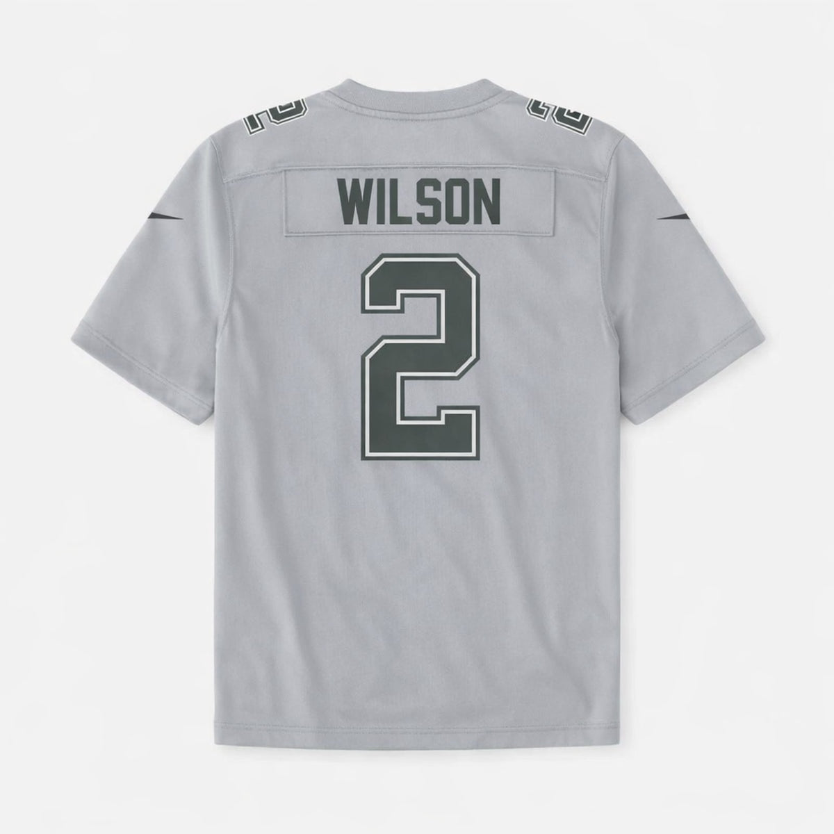 Wilson 2 New York Football Jersey Gray - 2