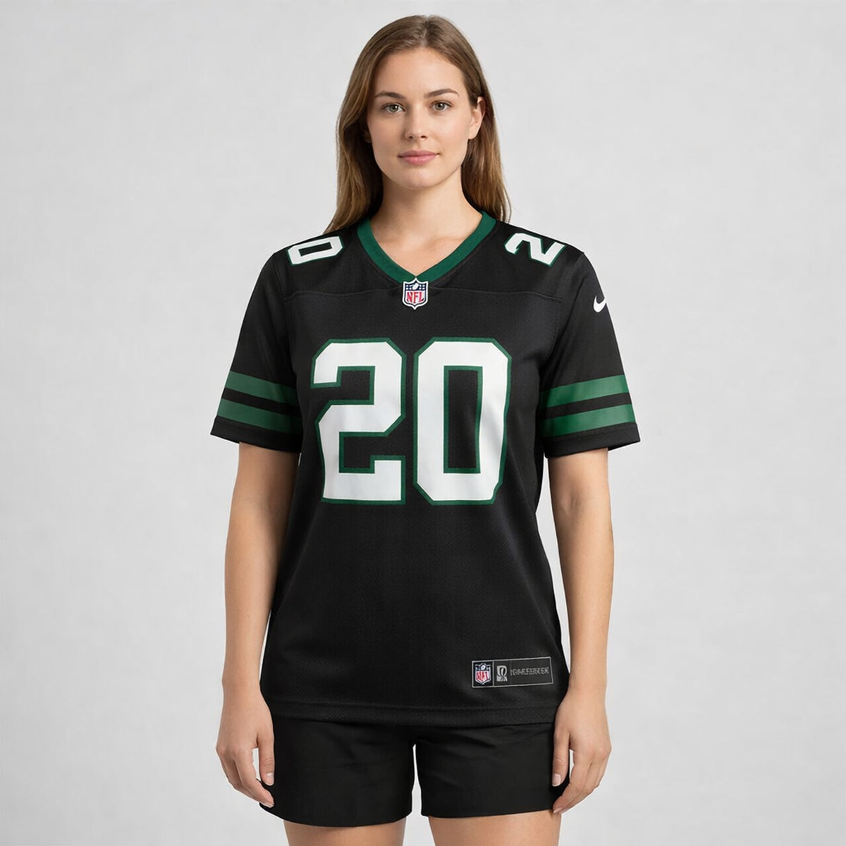 Hall 20 Black Football Jersey - 5