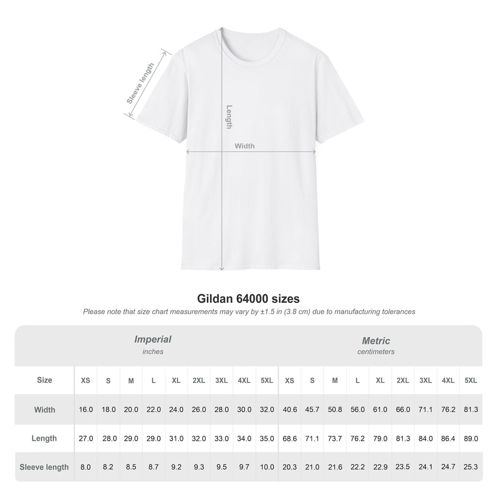 White t-shirt folded to show the skeleton lounging on a beach beneath a tropical sunset print