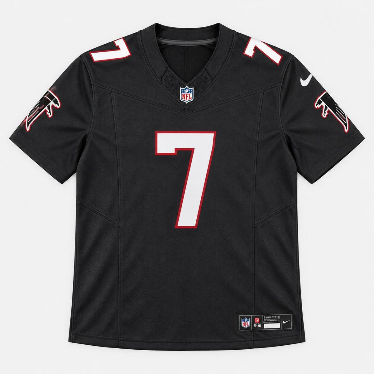 Robinson 7 Black Atlanta Football Jersey - 1