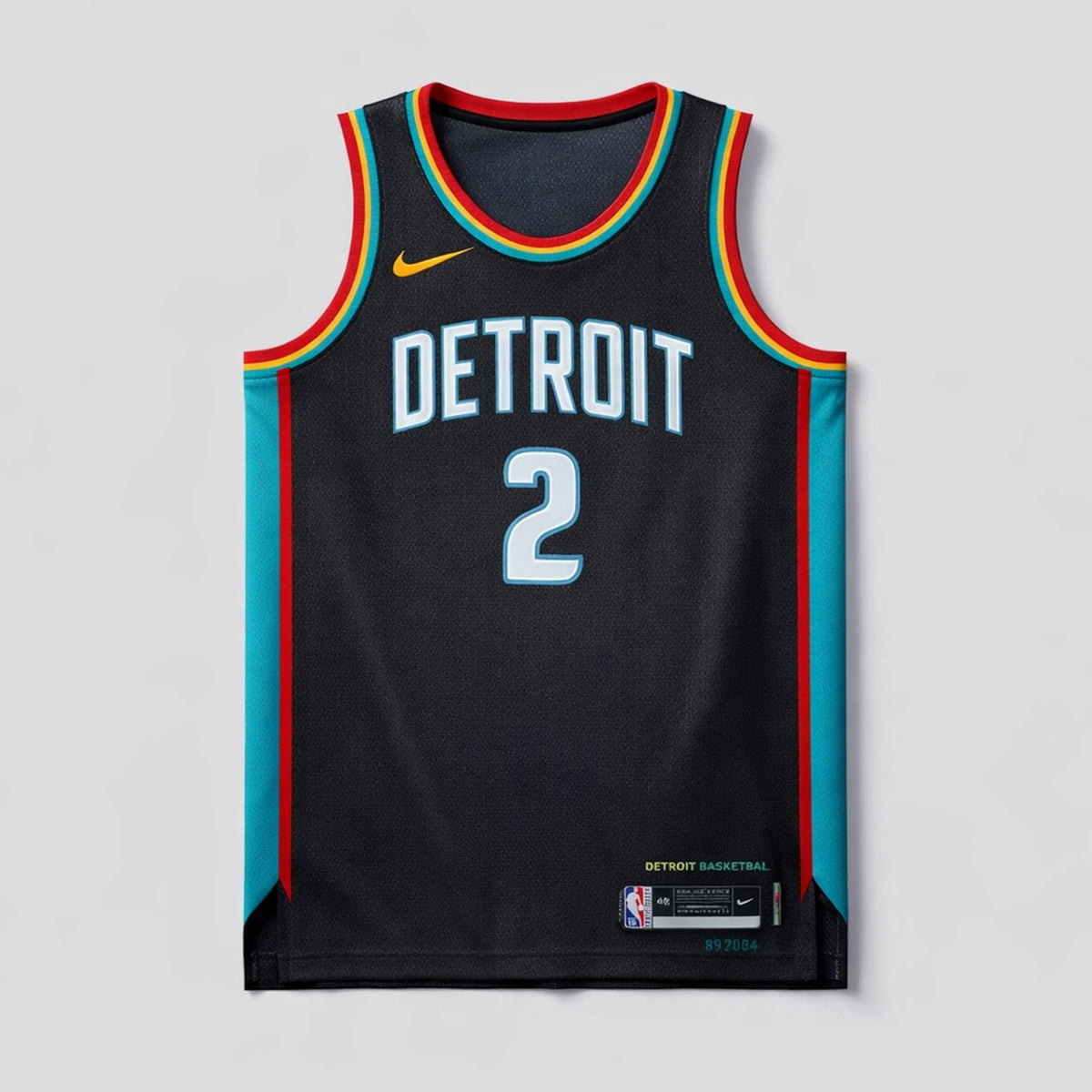 Cunningham 2 Detroit Basketball Jersey - 1