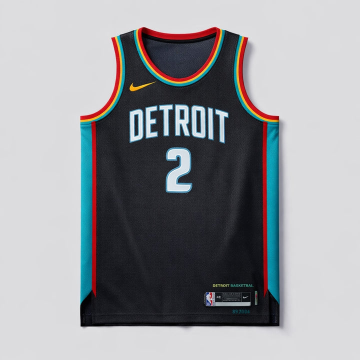 Cunningham 2 Detroit Basketball Jersey