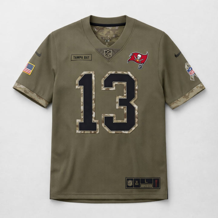 Evans 13 Tampa Bay Olive Football Jersey