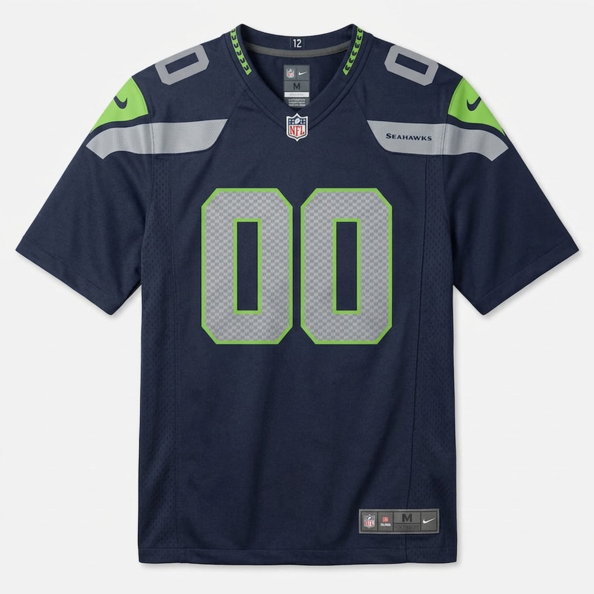 Navy Green Football Jersey – Custom Name and Number - 1