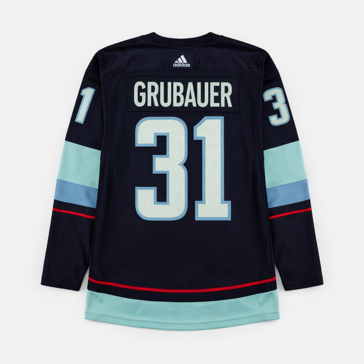 Grubauer 31 Kraken Hockey Jersey