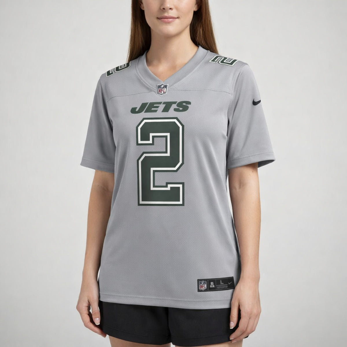 Wilson 2 New York Football Jersey Gray - 5