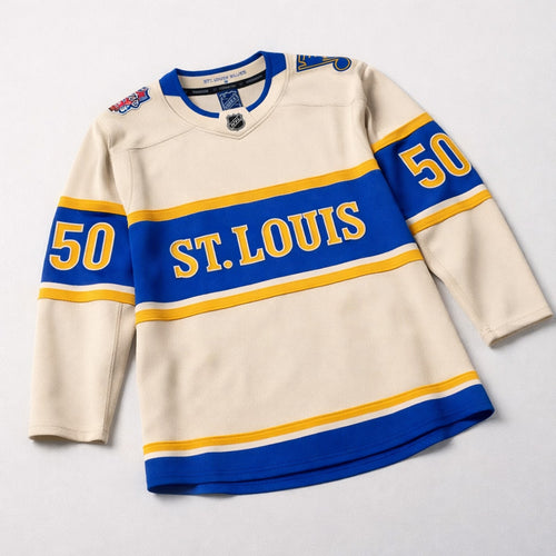 Binnington 50 St Louis Blues Hockey Jersey - 2