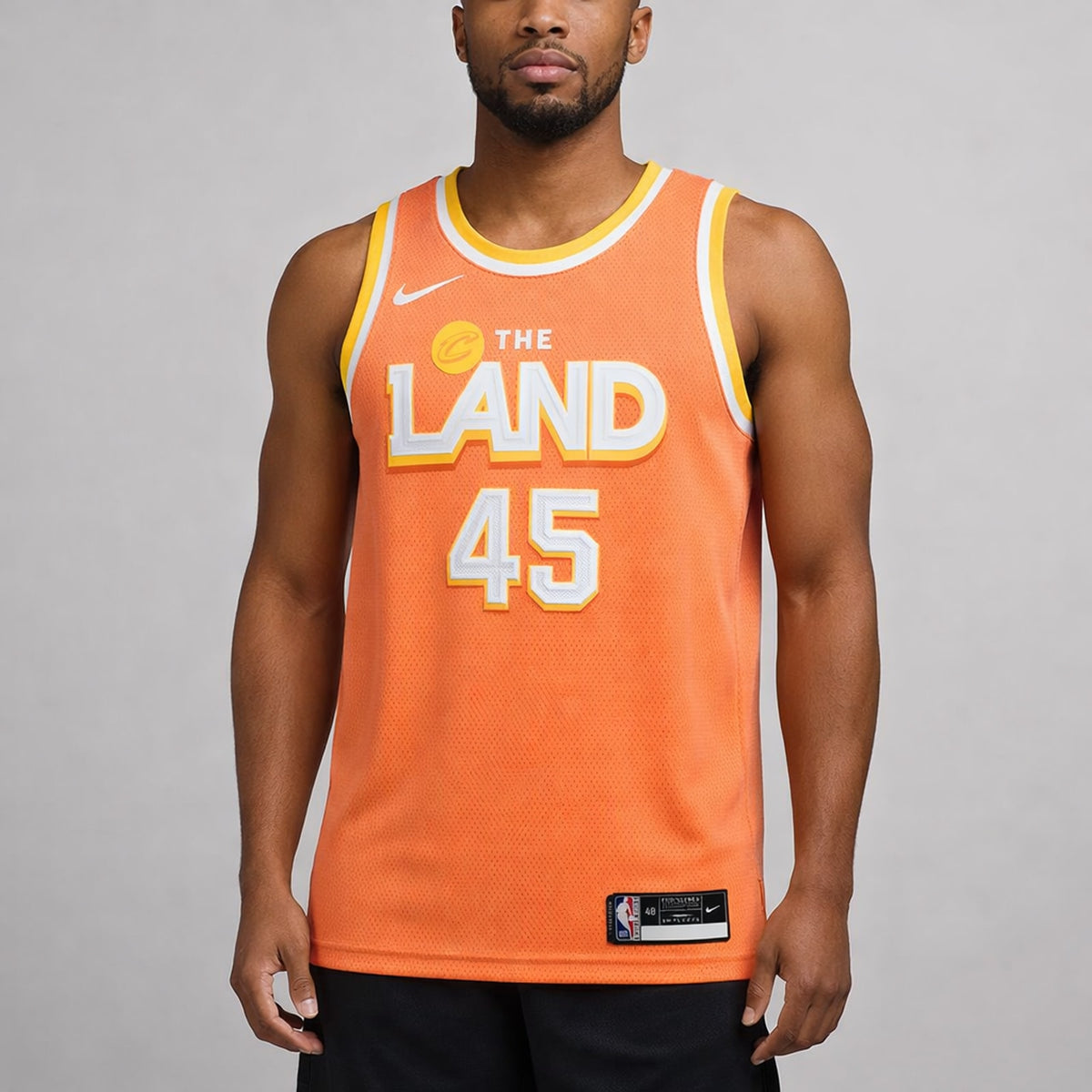 Mitchell 45 The Land Cleveland Basketball Jersey - 4
