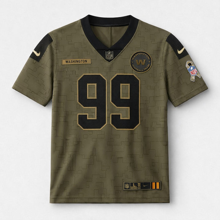Young 99 Washington Olive Football Jersey