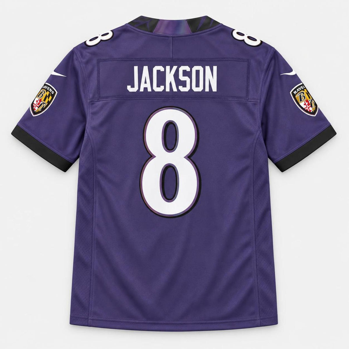 Jackson 8 Purple Football Jersey - 6