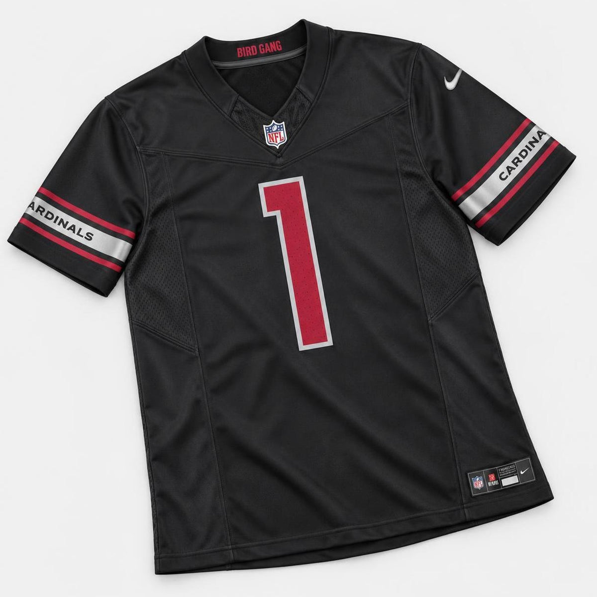 Murray 1 Black Football Jersey - 6
