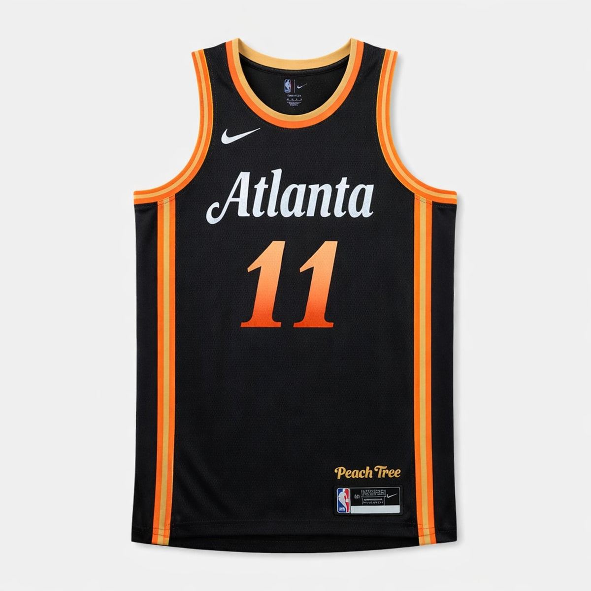 Young 11 Atlanta Black City Basketball Jersey - 1