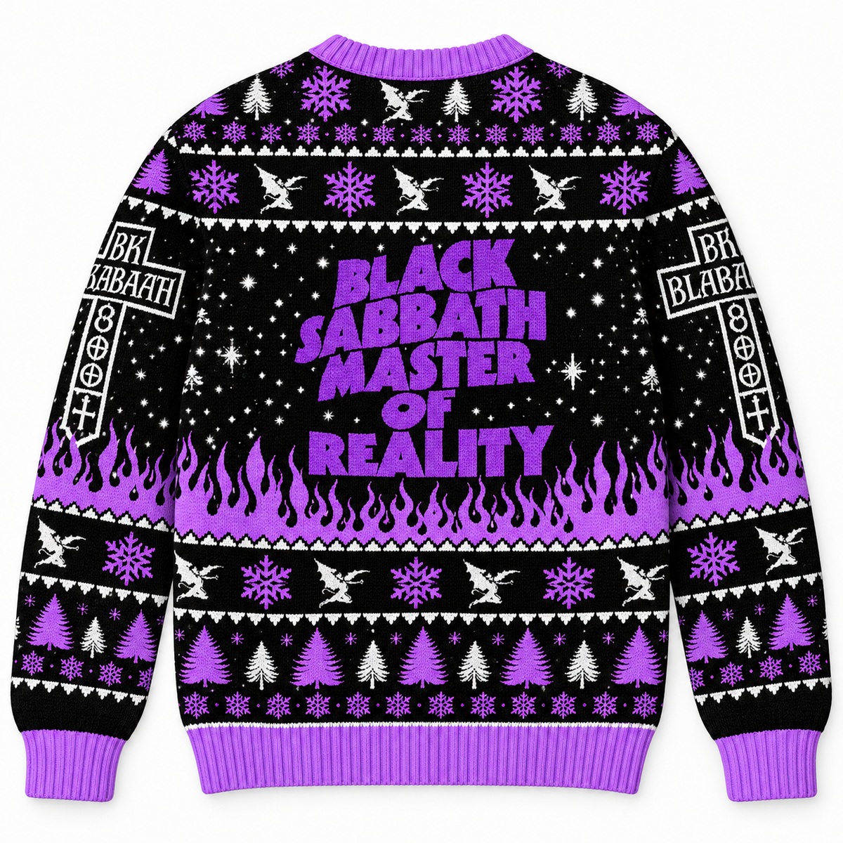 Black Sabbath Christmas Ugly Sweater Heavy Metal Rock Band Sweatshirt
