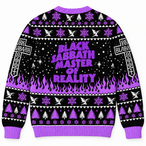 Black Sabbath Christmas Ugly Sweater Heavy Metal Rock Band Sweatshirt