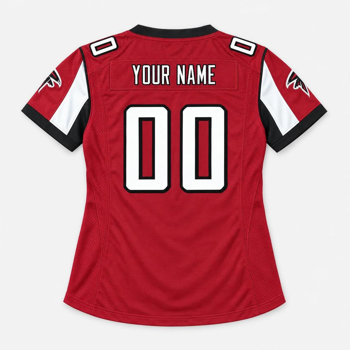 Red Atl Football Jersey - Custom Name and Number - 6