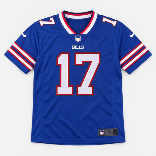 Allen 17 Blue Buffalo Football Jersey - 1