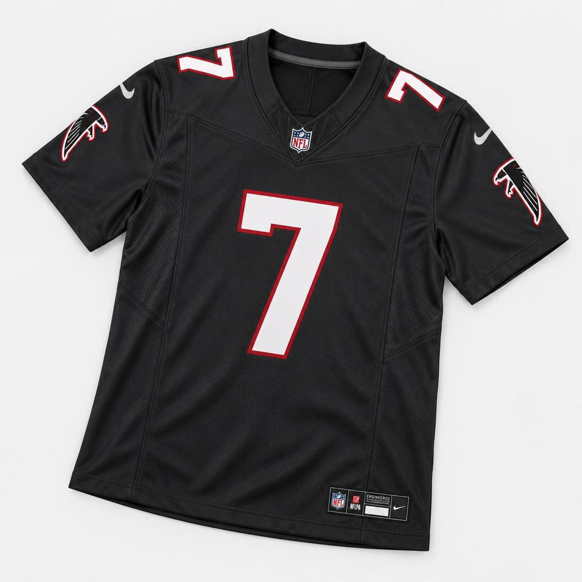 Robinson 7 Black Atlanta Football Jersey - 5
