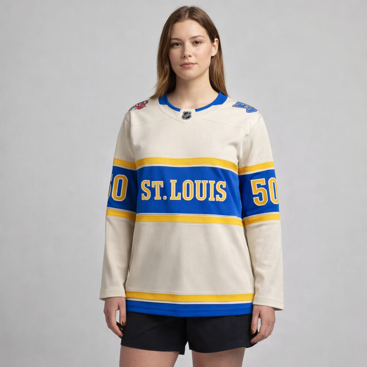 Binnington 50 St Louis Blues Hockey Jersey - 4