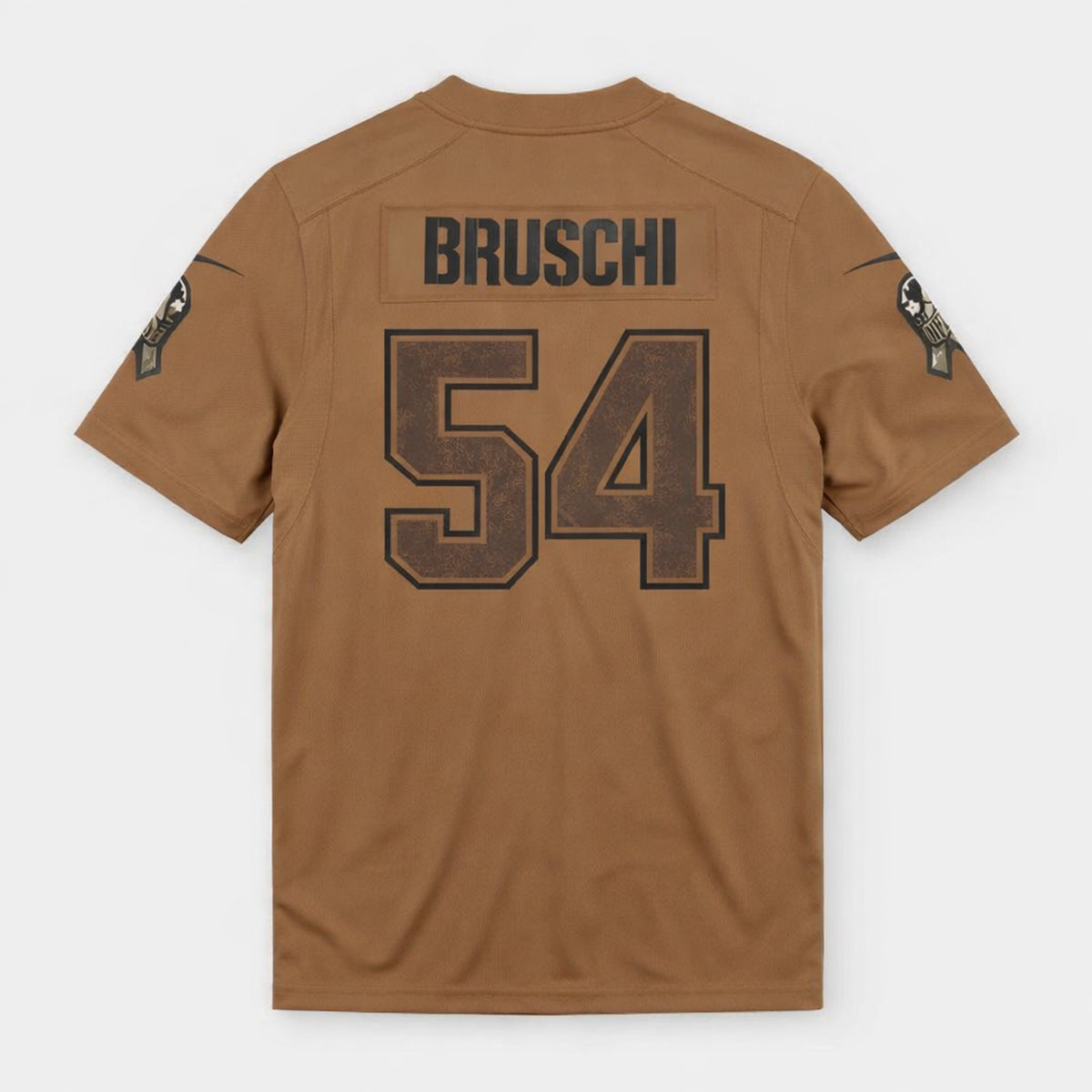 Bruschi 54 Patriots Salute To Service Football Jersey - 2