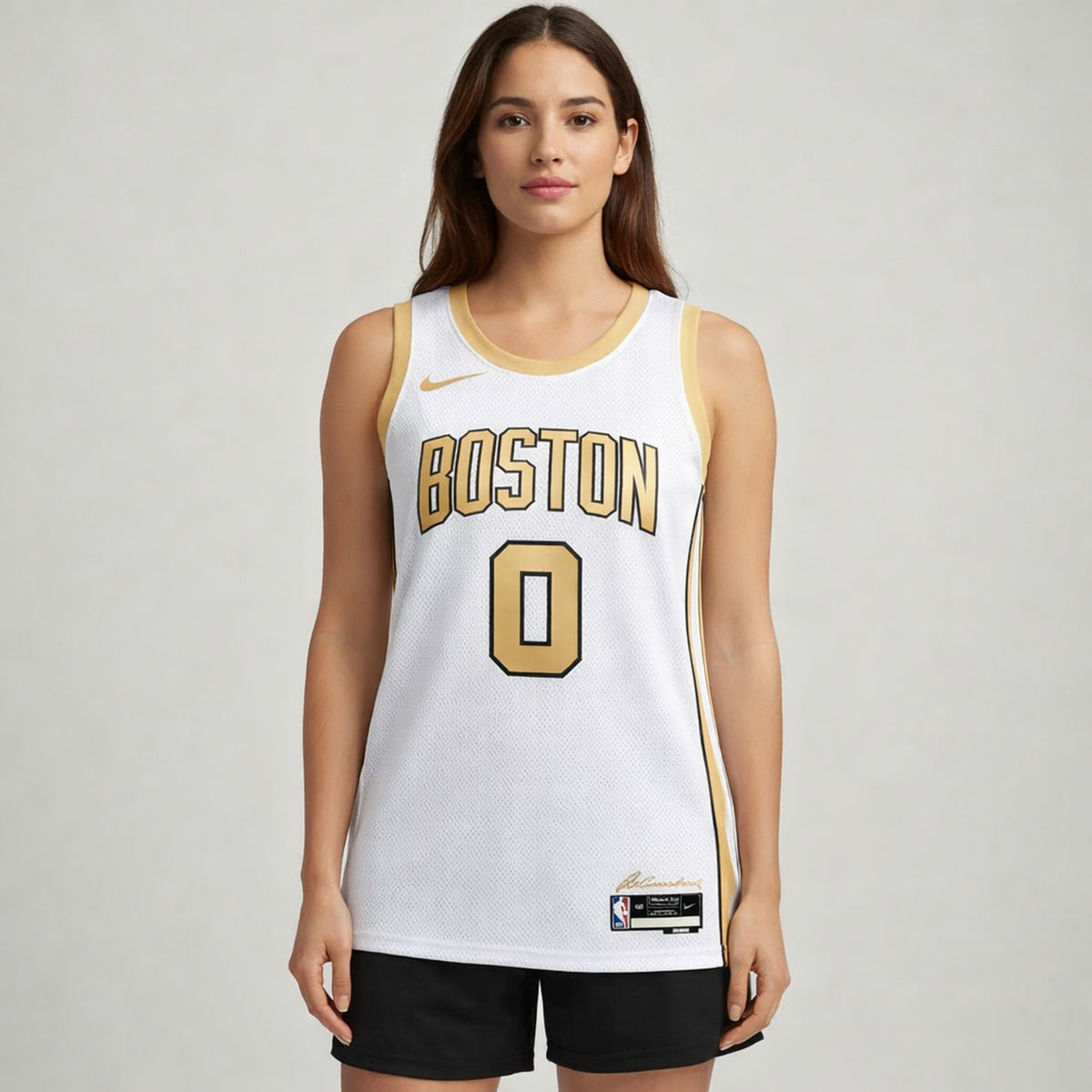 Tatum 0 Boston White Basketball Jersey - 5