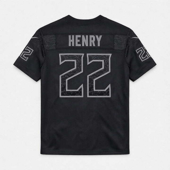 Henry 22 Tennessee Black Football Jersey